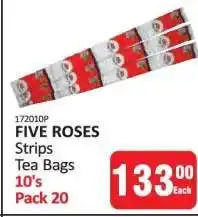 KitKat Cash and Carry FIVE ROSES Strips Tea Bags offer