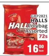 KitKat Cash and Carry HALLS Polybag Assorted 72s offer