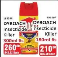 KitKat Cash and Carry DYROACH Insecticide Killer 300ml 6s offer