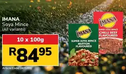 Jumbo IMANA SOYA MINCE offer