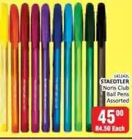 KitKat Cash and Carry STAEDTLER Noris Club Ball Pens Assorted offer