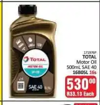 KitKat Cash and Carry TOTAL Motor Oil offer