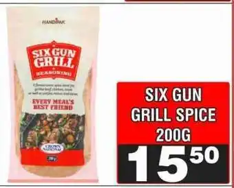 Advance Cash n Carry SIX GUN GRILL SPICE 200G offer
