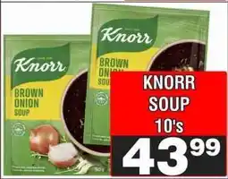 Advance Cash n Carry KNORR SOUP 10's offer