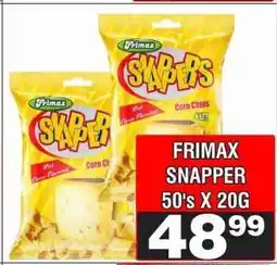 Advance Cash n Carry FRIMAX SNAPPER 50's X 20G offer