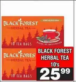 Advance Cash n Carry BLACK FOREST HERBAL TEA 10's offer