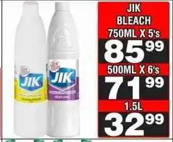 Advance Cash n Carry JIK BLEACH 1.5L offer