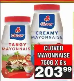 Advance Cash n Carry Clover Mayonnaise 750g x 6's offer