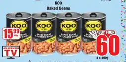 Boxer KOO Baked Beans offer