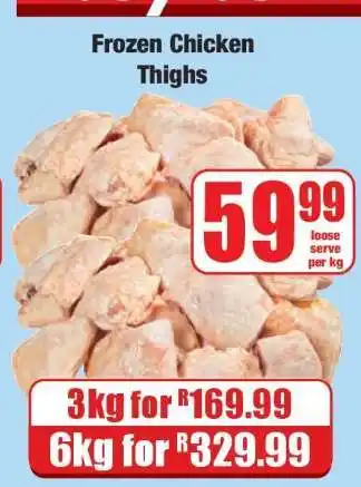 Boxer Frozen Chicken Thighs offer
