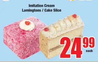 Boxer Imitation Cream Lamingtons / Cake Slice offer