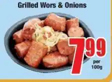 Boxer Grilled Wors & Onions offer