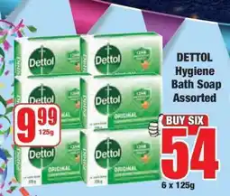 Boxer DETTOL Hygiene Bath Soap Assorted offer