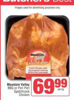 Spar Mountain Valley BBQ or Peri Peri Spatchcock Chicken offer