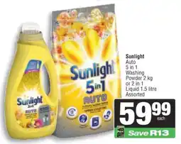 Spar Sunlight Auto offer