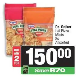 Spar Dr. Oetker Ital Pizza Minis 8s Assorted offer