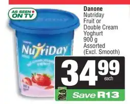 Spar Danone Nutriday Yoghurt offer