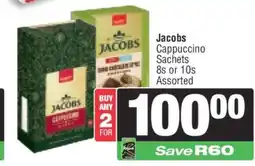 Spar Jacobs Cappuccino Sachets offer