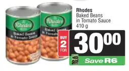 Spar Rhodes Baked Beans in Tomato Sauce offer