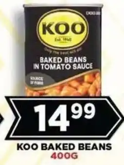 Goal Supermarket KOO BAKED BEANS offer