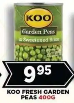 Goal Supermarket KOO FRESH GARDEN PEAS offer