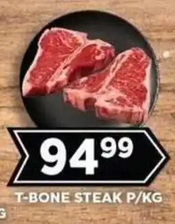 Goal Supermarket T-BONE STEAK offer
