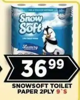 Goal Supermarket SNOWSOFT TOILET PAPER 2PLY offer