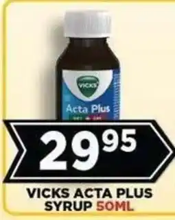 Goal Supermarket VICKS ACTA PLUS SYRUP offer