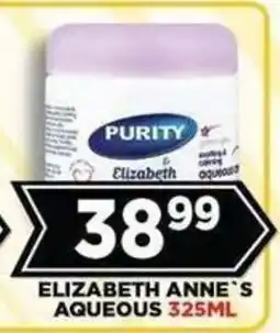 Goal Supermarket PURITY Elizabeth Anne's Aqueous offer