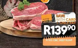 OBC Meat & Chicken OBC BEEF RUMP offer