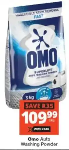 Checkers Omo Auto Washing Powder offer