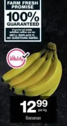 Checkers Vitality Bananas offer