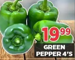 Goal Supermarket GREEN PEPPER 4'S offer