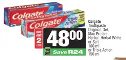 Spar Colgate Toothpaste offer