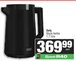 Spar Defy Black Kettle offer