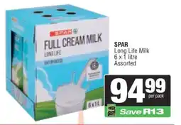 Spar SPAR Long Life Milk offer
