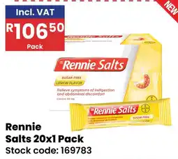 Africa Cash and Carry Rennie Salts offer