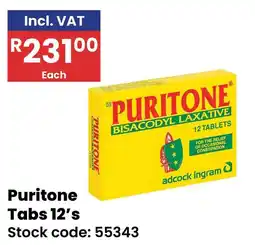 Africa Cash and Carry Puritone Bisacodyl Laxative offer