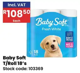 Africa Cash and Carry Baby Soft Fresh White offer