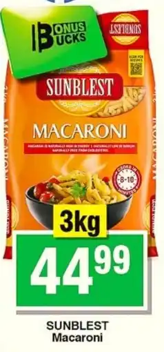 Choppies SUNBLEST Macaroni offer