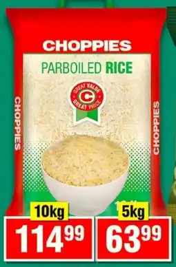 Choppies CHOPPIES PARBOILED RICE offer