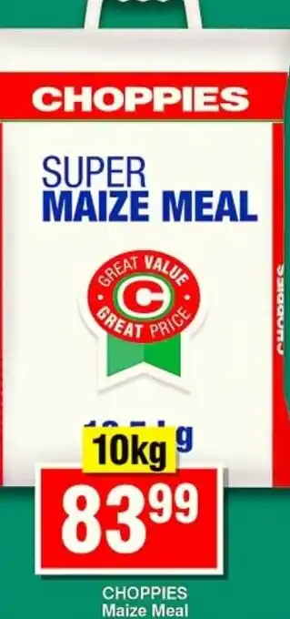 Choppies CHOPPIES Super Maize Meal offer
