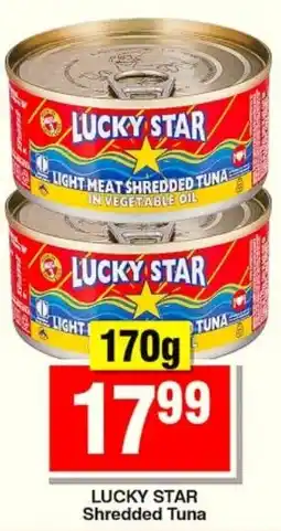 Choppies Lucky Star Shredded Tuna offer