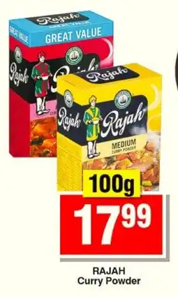 Choppies RAJAH Curry Powder offer