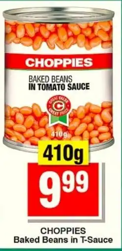 Choppies CHOPPIES Baked Beans in T-Sauce offer