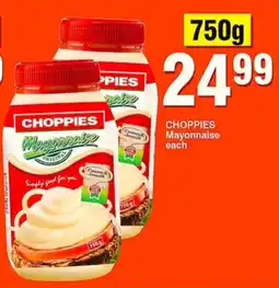 Choppies CHOPPIES Mayonnaise offer
