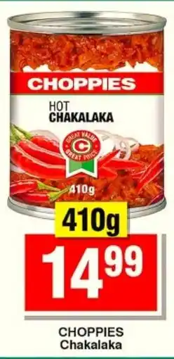 Choppies CHOPPIES Hot Chakalaka offer