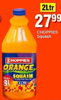 Choppies CHOPPIES ORANGE SQUASH offer
