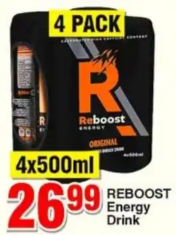 Choppies REBOOST Energy Drink offer