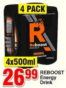 Choppies REBOOST Energy Drink offer